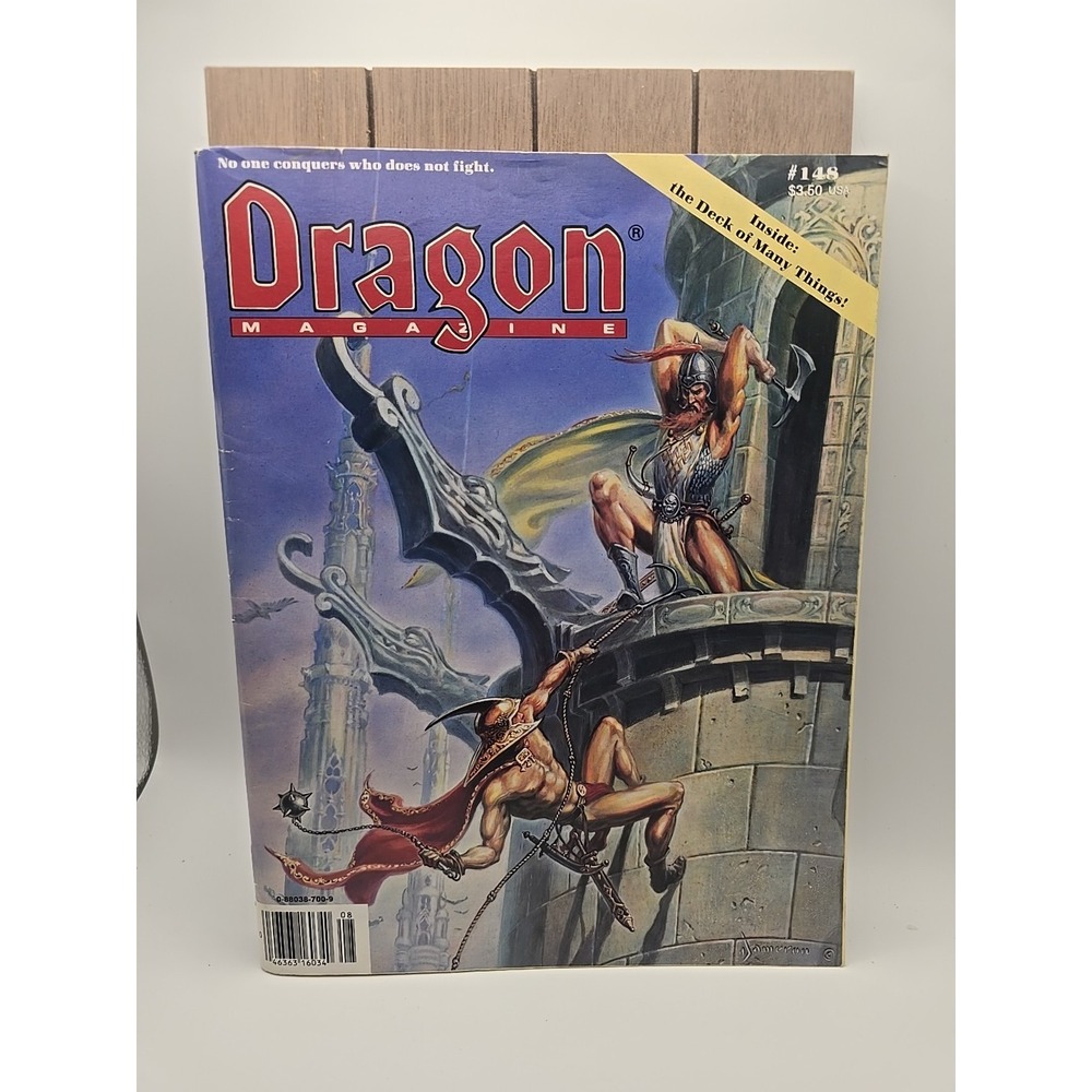 Vintage Dragon‎ Magazine #148 Dungeons & Dragons w/Deck of Many Things Fine